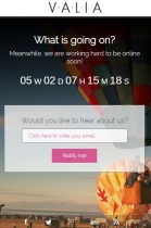 Valia - Responsive Coming Soon HTML Template Screenshot 3