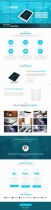 Azure - One Page Marketing  HTML Template Screenshot 2