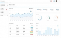 Ark - Admin Dashboard HTML Template Screenshot 1