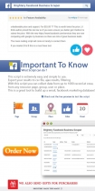 Brightery Facebook Business Scraper PHP Script Screenshot 1