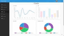 Project Butter - Bootstrap Admin HTML Template Screenshot 2