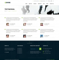 Advise - HTML Website Template Screenshot 12