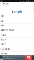 Simple Units Converter - Cordova App Template Screenshot 2