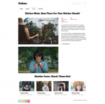 Cahan - Fashion Blog HTML Template Screenshot 4