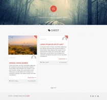 Raifa - Responsive Masonary Ghost Theme Screenshot 5