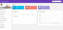 Expense Management system PHP Script Screenshot 1