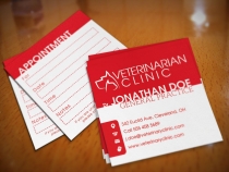 Veterinarian Clinic Square Business Card Screenshot 2