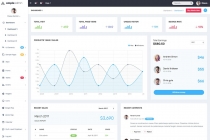 Ample Admin - The Ultimate Dashboard Template Screenshot 1