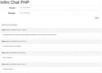 Infini Chat 2 - Responsive PHP Chat Script Screenshot 1