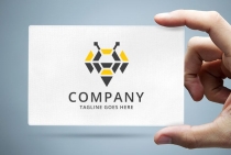 Abstract Bee Logo Template Screenshot 1