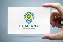 Hydroponics Farming Logo Template Screenshot 1