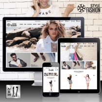 Classic Style Fashion PrestaShop Theme Screenshot 1