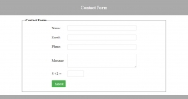 Jquery Contact Form Screenshot 1