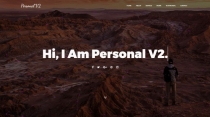 Personal V2 One Page HTML Portfolio Template  Screenshot 2