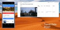 Travel Data Post - Ionic 3 App With PHP Backend Screenshot 3