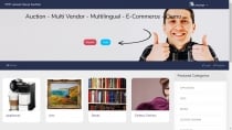 PHP Laravel Auction - Multi-vendor Auction Script Screenshot 1