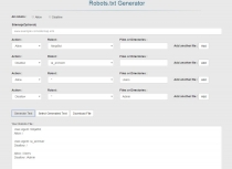 Robots.txt Builder - PHP Script Screenshot 3