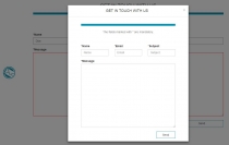 Responsive And Modal Contact Form Screenshot 4