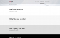 Corpo - Business HTML Template Screenshot 2