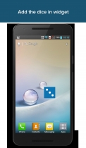 Dice Widget - Android App Source Code. Screenshot 4