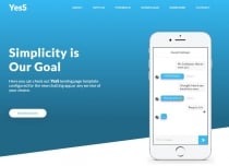 YesS - Responsive HTML5 Landing Page Template Screenshot 2