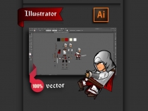 The Light Assassin Game Character Sprites  Screenshot 3