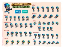 2D Game Character Sprites 9 Screenshot 2