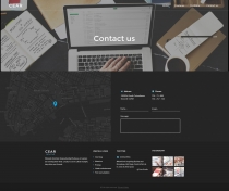 Cear - PSD Website Template Screenshot 3