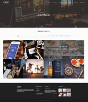 Cear - PSD Website Template Screenshot 5