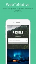 WebToNative - Advanced iOS WebView Application Screenshot 2