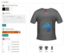 WooCommerce Product Designer Plugin Screenshot 4