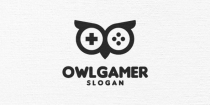 Owl Gamer Logo Template Screenshot 2