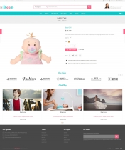 Mom Baby And Kids Toys PrestaShop Theme Screenshot 1