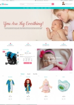 Mom Baby And Kids Toys PrestaShop Theme Screenshot 2