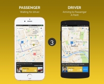 Uber Style Taxi App - Android Source Code Screenshot 3