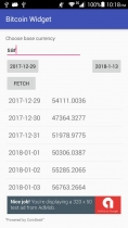 Bitcoin Widget For Android Screenshot 2