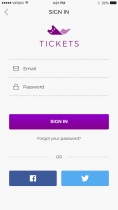 Ticket Booking Ionic Theme Screenshot 6