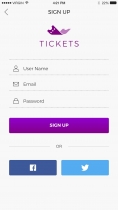 Ticket Booking Ionic Theme Screenshot 7