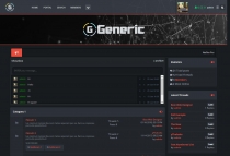 Generic - Dark Responsive MyBB Theme Screenshot 2