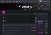 Generic - Dark Responsive MyBB Theme Screenshot 3