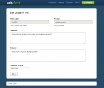 AskClone - Anonymous Q&A Social Network Screenshot 27