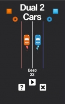 2 Cars Dual - Unity3D Source code Screenshot 1