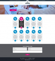 Orerg - Multipurpose Business Consulting PSD Screenshot 3