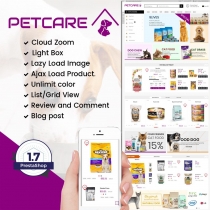 Pets and Animals Care Prestashop Theme Screenshot 1