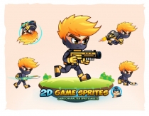 Ninja 2D Game Character Sprites Screenshot 1