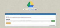 GDrive Downloader PHP Script Screenshot 3