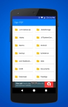 Sign on PDF - Android Source Code Screenshot 1