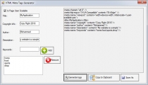 HTML Meta Tags and Sitemap Generator .NET Screenshot 5