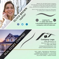 Simplicity Real Estate Business Card Template PSD Screenshot 1