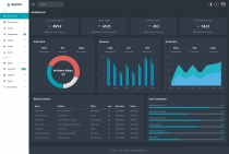 Appzia - Responsive Admin Dashboard Template Screenshot 1